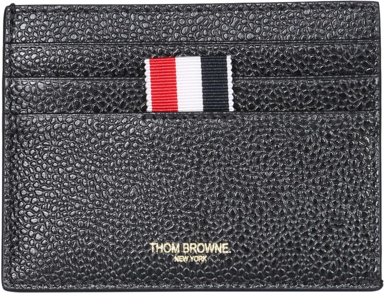 Thom Browne 4-Bar Card Holder BLACK