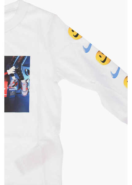 Tricouri Nike Printed T-Shirt White Baieti (BM 8946401) 2