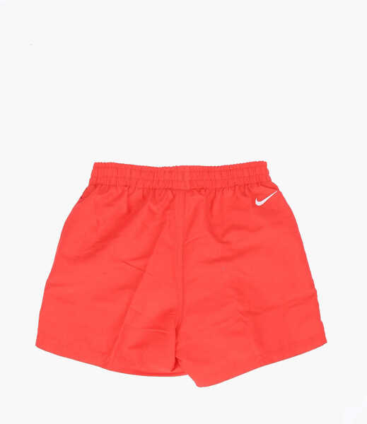 Bermude Nike Solid Color 2 Pockets Boxer Swimsuit With Drawstring Waist Red Baieti (BM 8946407) 3