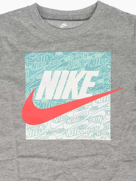 Tricouri Nike Printed T-Shirt Gray Baieti (BM 8946719) 2