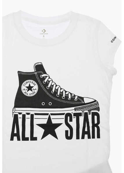 Tricouri Converse All Star Chuck Taylor Printed T-Shirt White Baieti (BM 8946722) 2