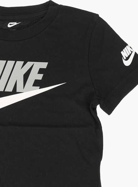 Tricouri Nike Printed T-Shirt Black Baieti (BM 8946734) 2