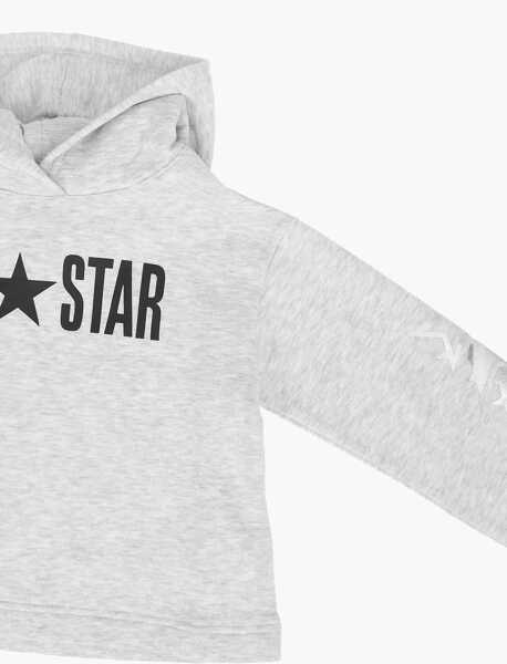 Bluze de trening Converse All Star Printed Hoodie Gray Baieti (BM 8946740) 2