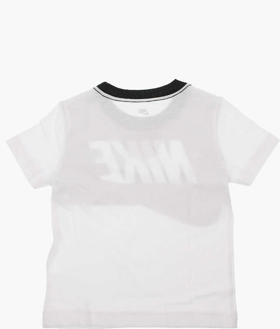 Tricouri Nike Printed T-Shirt Black & White Baieti (BM 8947328) 3