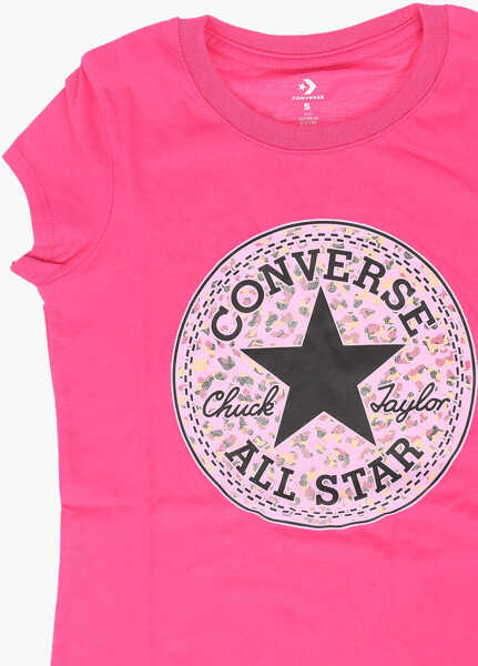 Tricouri Converse All Star Chuck Taylor Printed T-Shirt Pink Baieti (BM 8947334) 2