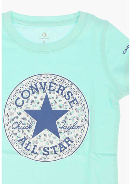 Tricouri Converse All Star Chuck Taylor Printed T-Shirt Light Blue Baieti (BM 8947337) 2