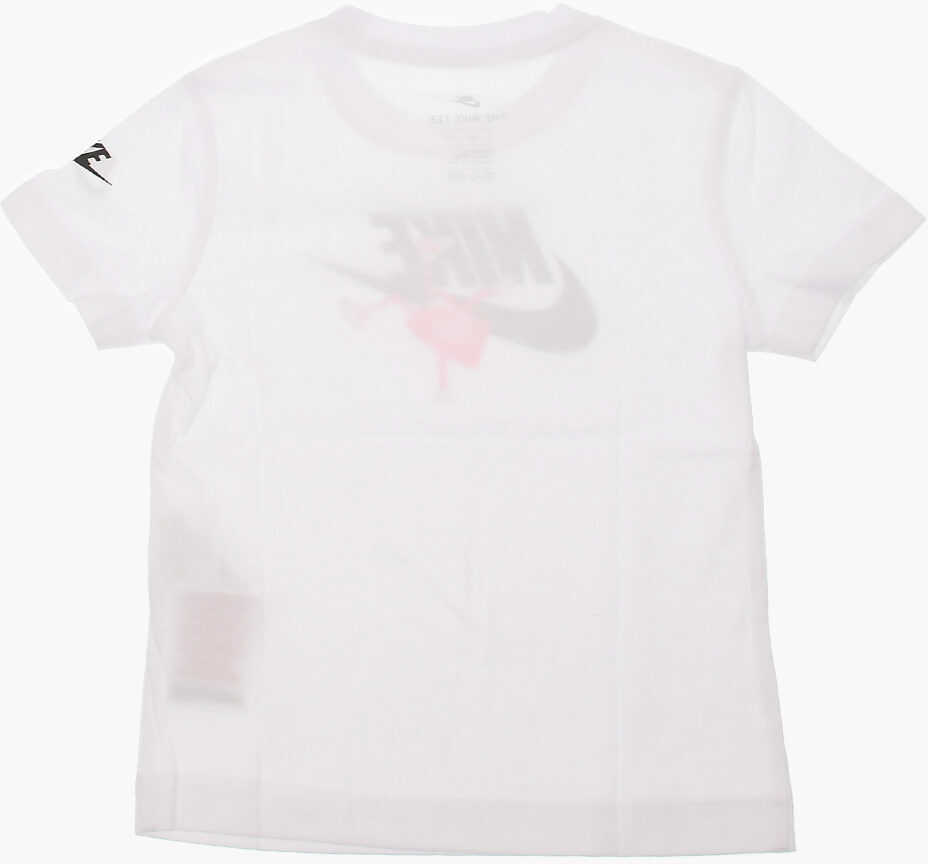 Tricouri Nike Printed T-Shirt White Baieti (BM 8947343) 3
