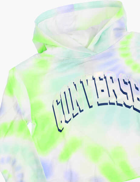 Bluze de trening Converse Tie-Dye Effect Hoodie Green Baieti (BM 8947505) 2