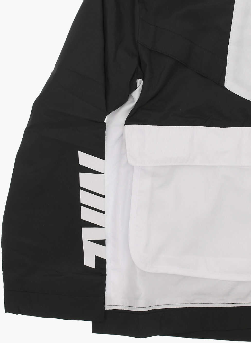 Jachete Nike Hooded Windbreaker Jacket Black & White Baieti (BM 8947508) 2
