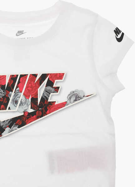 Tricouri Nike Crew-Neck T-Shirt With Print White Baieti (BM 8947511) 2