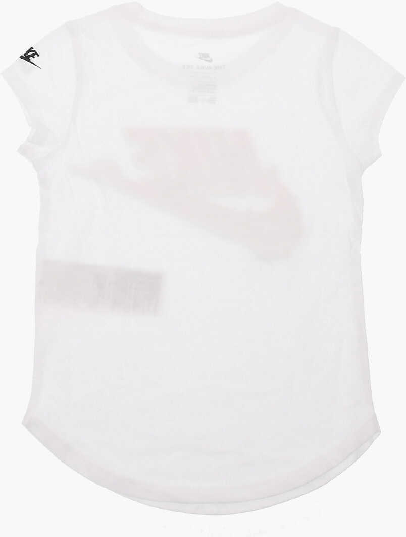Tricouri Nike Crew-Neck T-Shirt With Print White Baieti (BM 8947511) 3