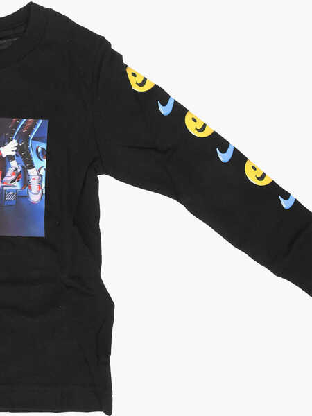 Tricouri Nike Printed T-Shirt Black Baieti (BM 8947514) 2