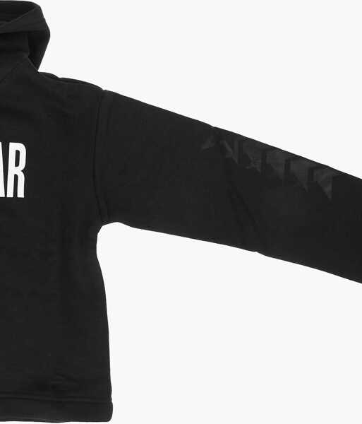 Bluze de trening Converse All Star Printed Hoodie Black Baieti (BM 8947517) 2