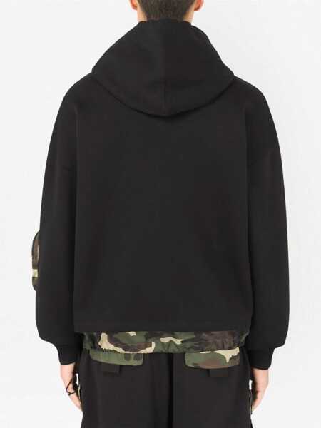 Hanorace Dolce & Gabbana Sweatshirt With Camo Details BLACK Barbati (BM 8947709) 4