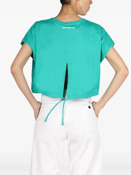 Tricouri Department Five Yumana T-Shirt AZURE Femei (BM 8947754) 4