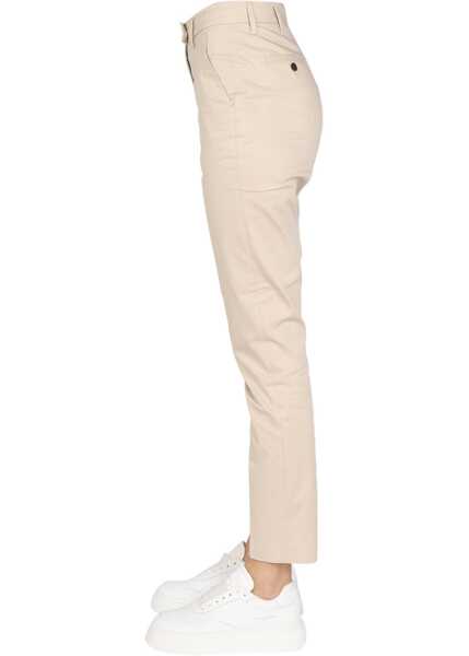 Pantaloni casual Department Five Regular Fit Pants BEIGE Femei (BM 8947781) 3