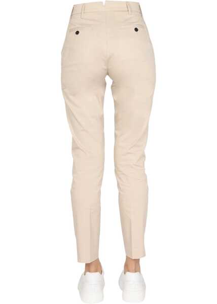 Pantaloni casual Department Five Regular Fit Pants BEIGE Femei (BM 8947781) 4