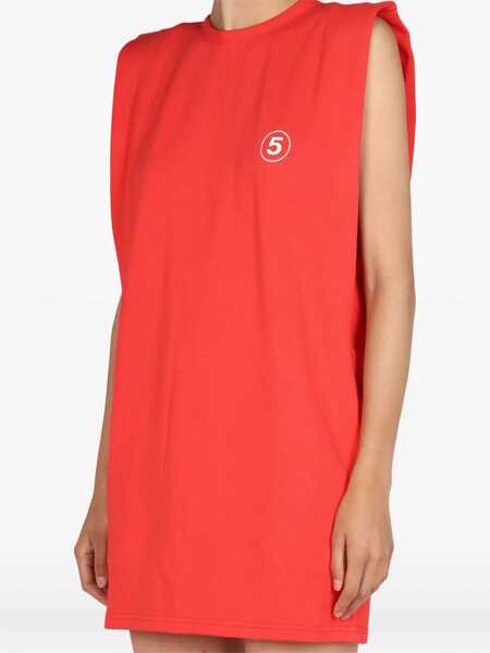 Rochii casual Department Five Tenax Dress RED Femei (BM 8947790) 3