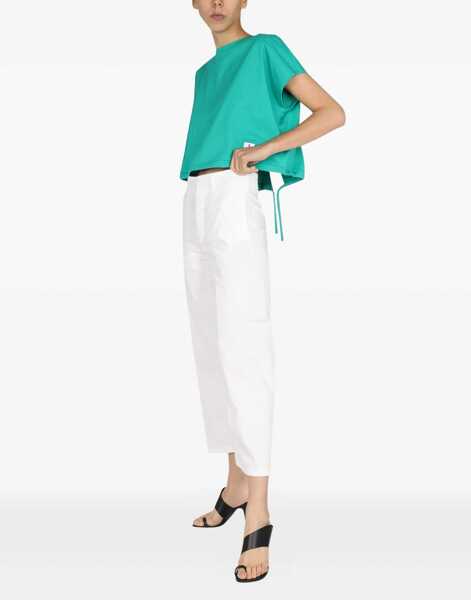 Pantaloni casual Department Five Cropped Fit Jeans WHITE Femei (BM 8947826) 2