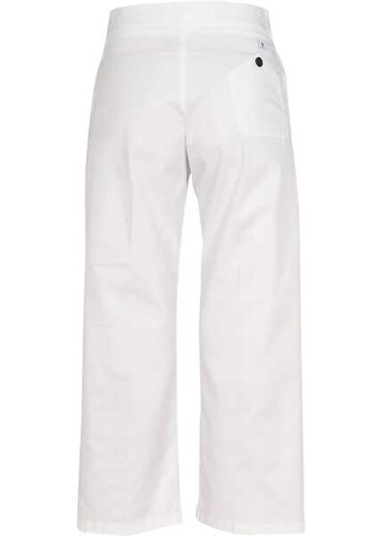 Pantaloni casual Department Five Cropped Fit Jeans WHITE Femei (BM 8947826) 3