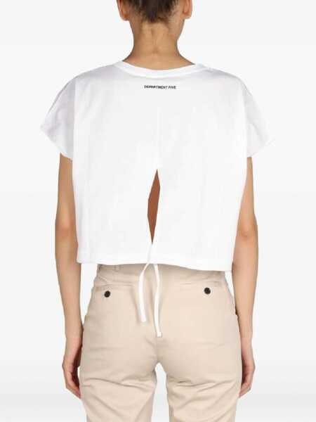 Tricouri Department Five Yumana T-Shirt WHITE Femei (BM 8947832) 3