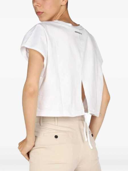 Tricouri Department Five Yumana T-Shirt WHITE Femei (BM 8947832) 4