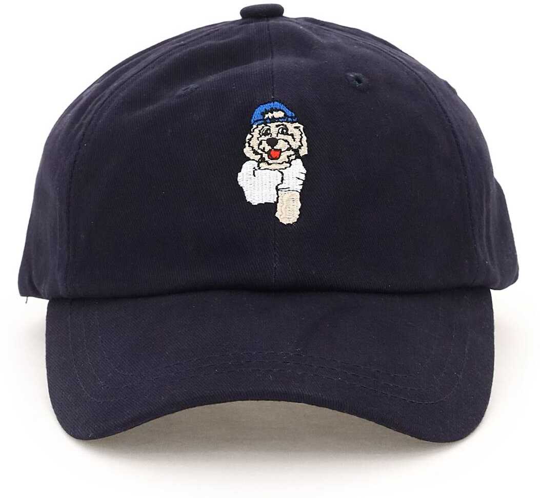 Maison Labiche Cruising Poodle Baseball Hat NAVY