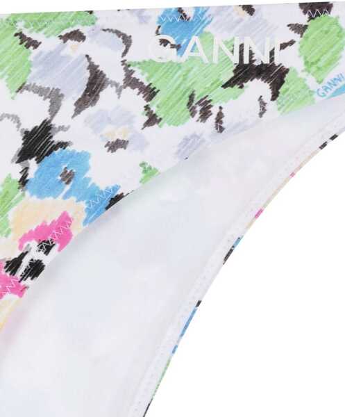 Bikini Ganni Floral Pattern Bikini Briefs MULTICOLOUR Femei (BM 8951438) 3