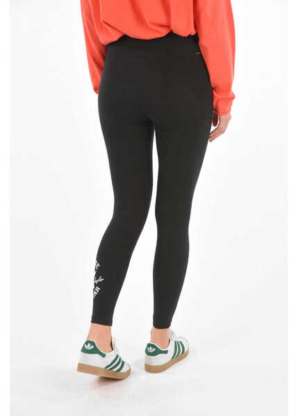 Colanti Converse All Star Chuck Taylor Printed Leggings Black Femei (BM 8954303) 2