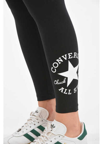 Colanti Converse All Star Chuck Taylor Printed Leggings Black Femei (BM 8954303) 3