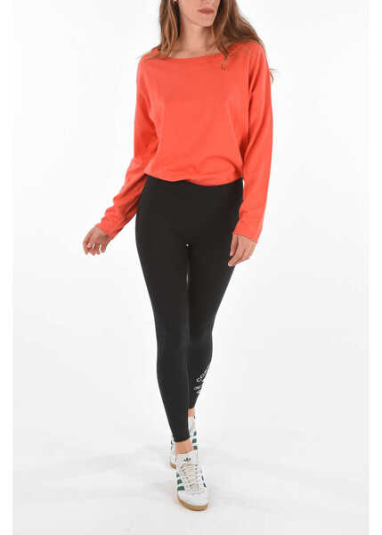 Colanti Converse All Star Chuck Taylor Printed Leggings Black Femei (BM 8954303) 4