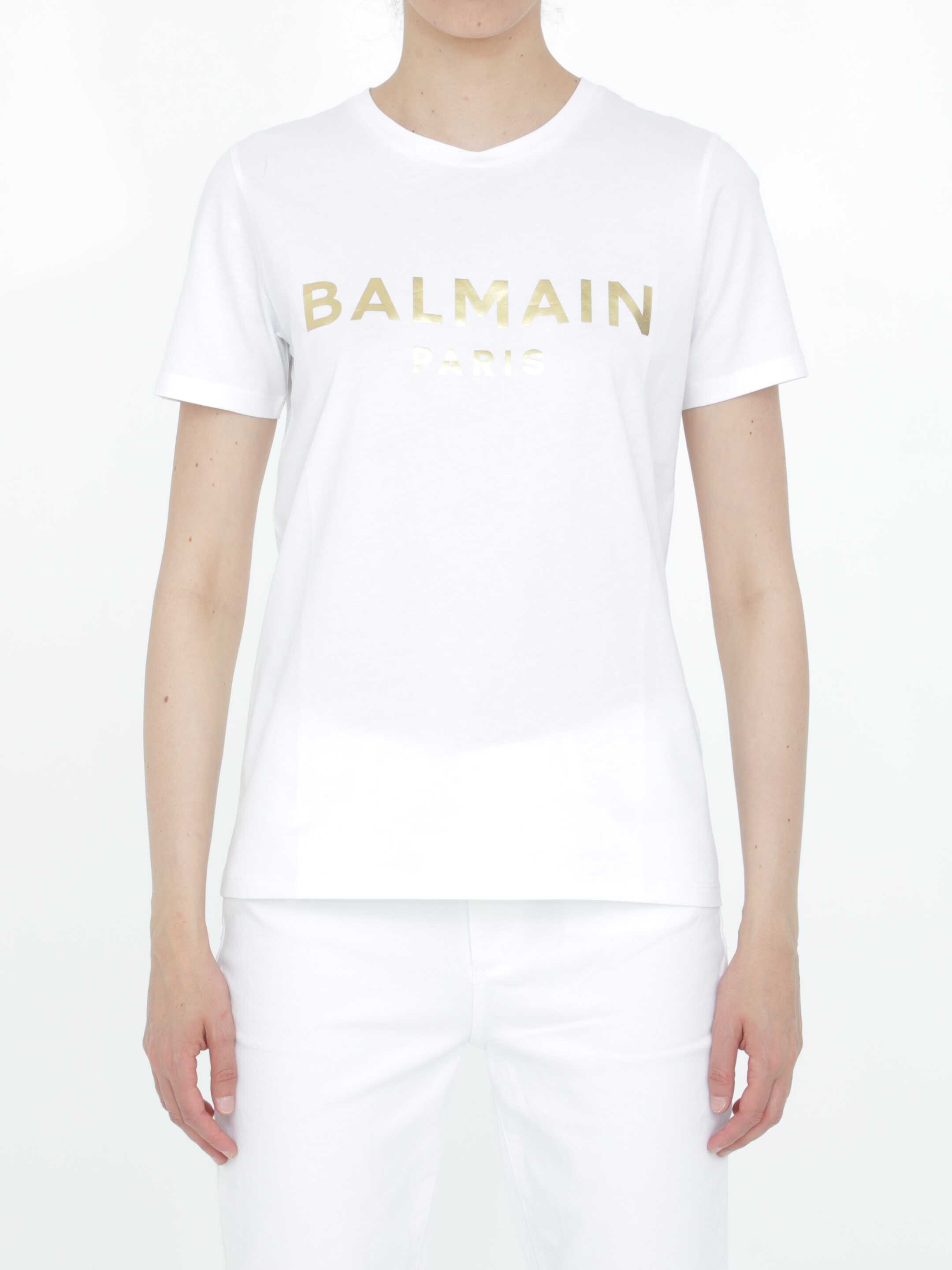 Madam melody loose the temper Tricouri Balmain T-Shirt With Gold Logo White Femei (BM8956397) - Boutique  Mall Romania