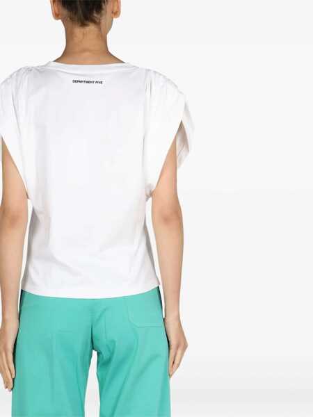 Tricouri Department Five Hollywood T-Shirt WHITE Femei (BM 8956901) 4