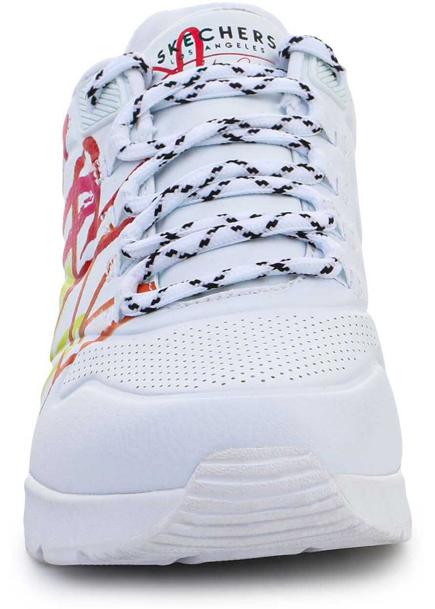 Sneakers SKECHERS Uno 2 - Floating Love White/Multicolor Femei (BM 8957126) 2