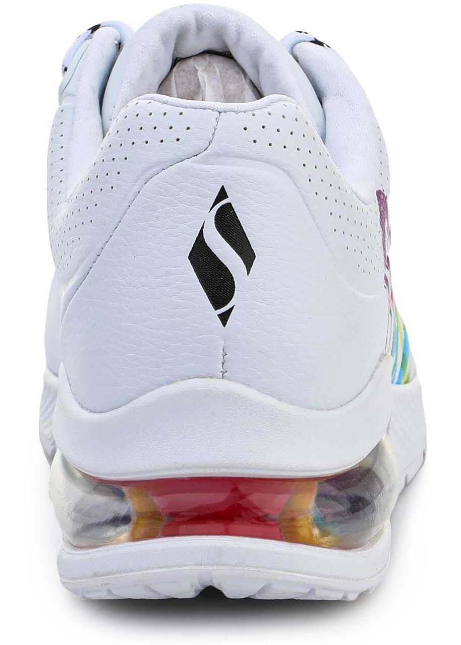 Sneakers SKECHERS Uno 2 - Floating Love White/Multicolor Femei (BM 8957126) 6