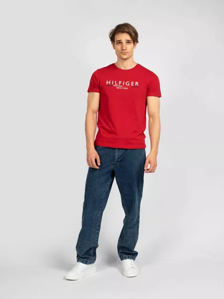 Pantaloni casual Tommy Hilfiger DM0DM05796 Niebieski Barbati (BM 8957180) 2