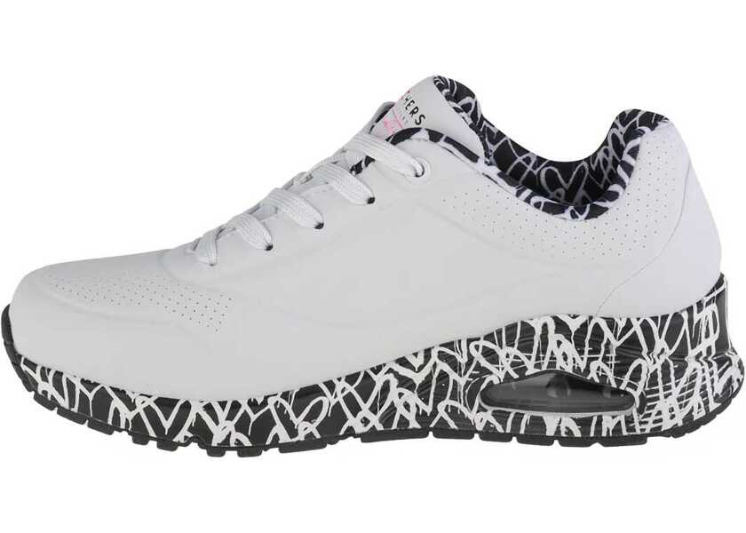 Sneakers SKECHERS Uno-Loving Love White Femei (BM 8960885) 2