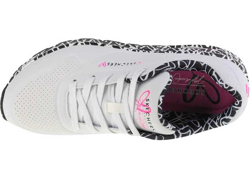 Sneakers SKECHERS Uno-Loving Love White Femei (BM 8960885) 3