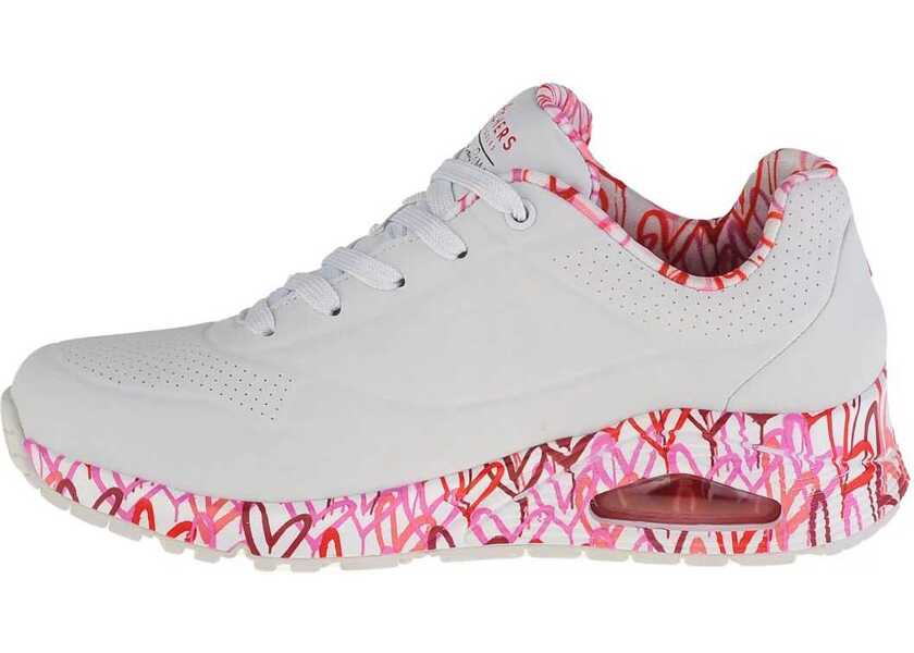 Sneakers SKECHERS Uno-Loving Love White Femei (BM 8960888) 2