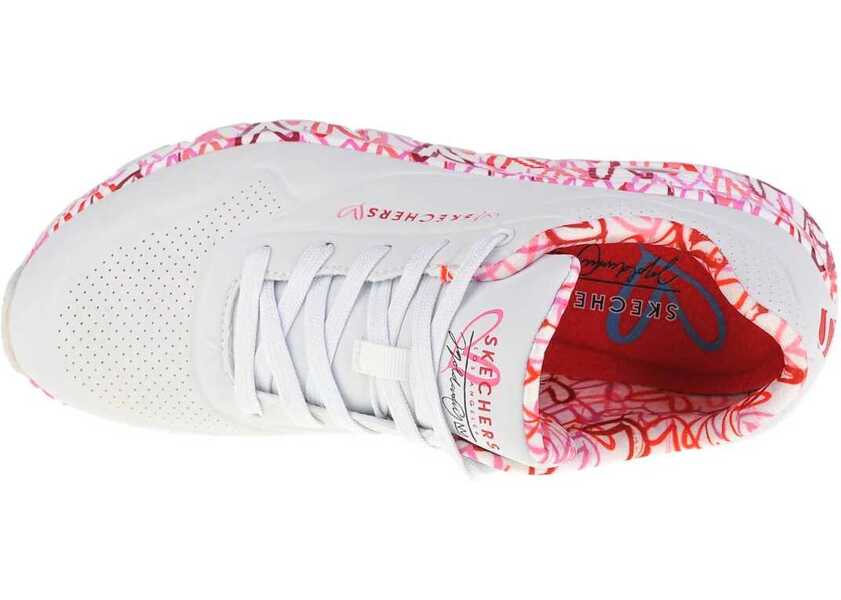 Sneakers SKECHERS Uno-Loving Love White Femei (BM 8960888) 3