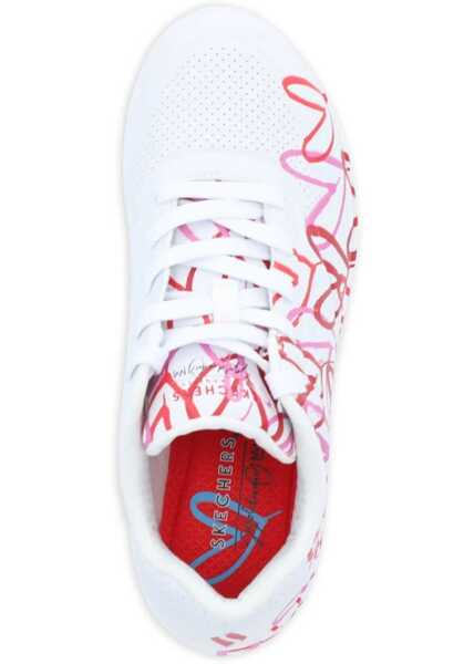 Sneakers SKECHERS Uno-Spread The Love White Femei (BM 8960891) 2