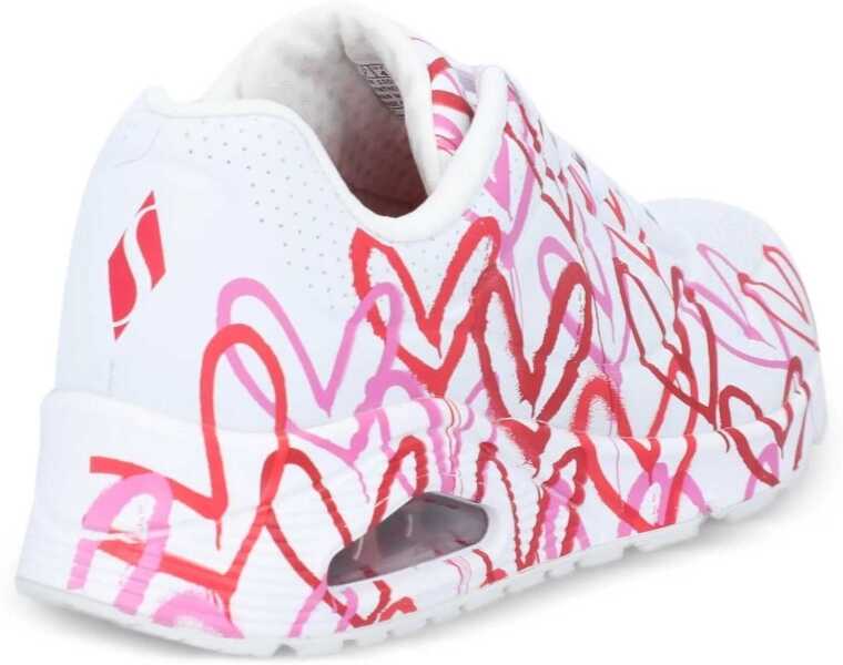 Sneakers SKECHERS Uno-Spread The Love White Femei (BM 8960891) 3