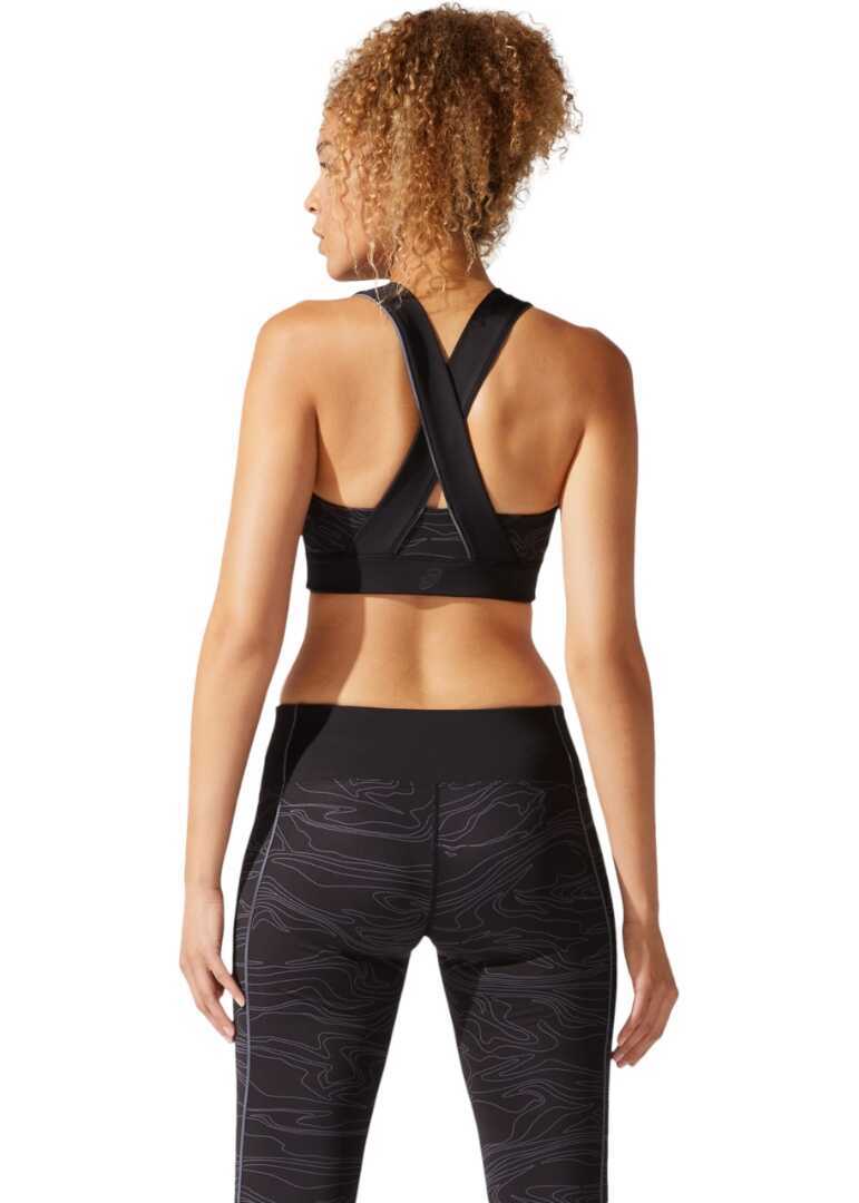 Sutiene ASICS Piping GPX Bra Black Femei (BM 8960951) 2