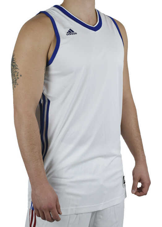 Tricouri adidas Performance adidas E Kit JSY 3.0 White Barbati (BM 8961251) 4