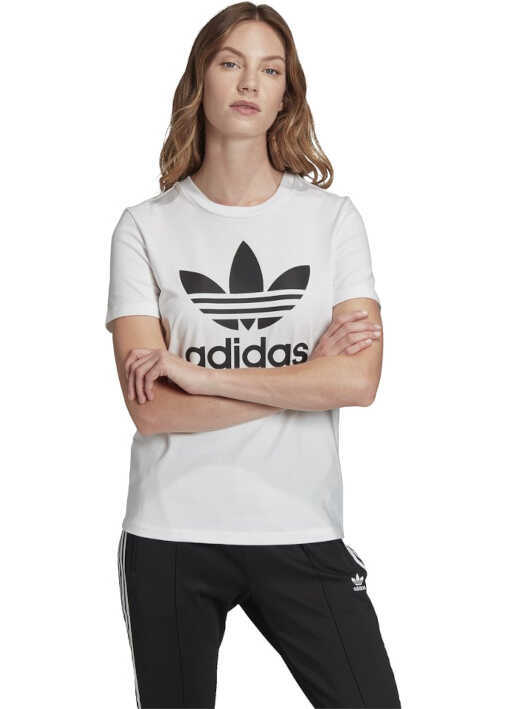 Tricouri adidas Originals adidas Trefoil Tee White Femei (BM 8961572) 3