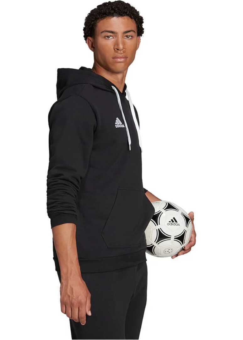 Hanorace adidas Performance adidas Entrada 22 Sweat Hoodie Black Barbati (BM 8962019) 3
