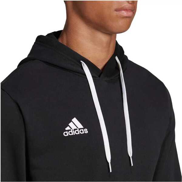 Hanorace adidas Performance adidas Entrada 22 Sweat Hoodie Black Barbati (BM 8962019) 4
