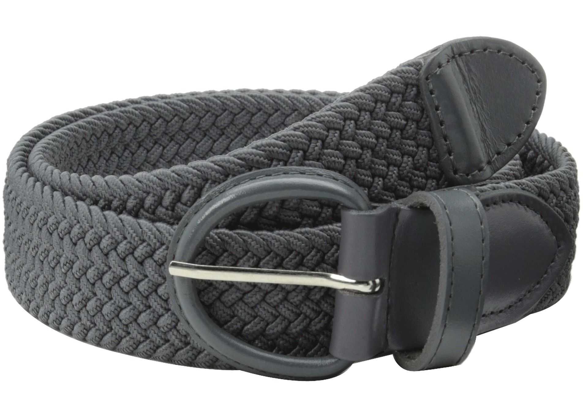 Curea Florsheim Braided Elastic Stretch Belt 35mm Gray