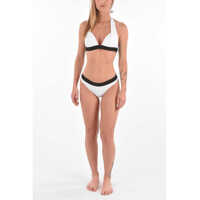 Costume de baie 2 piese Dama - Costume de baie 2 piese Karl Lagerfeld Contrasting Band Nylon Bikini Top White Femei (BM 8963981) - B-mall.ro