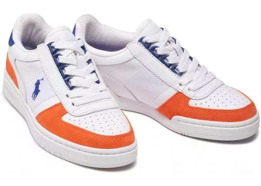 Sneakers Ralph Lauren Polo Court White Barbati (BM 8965805) 4